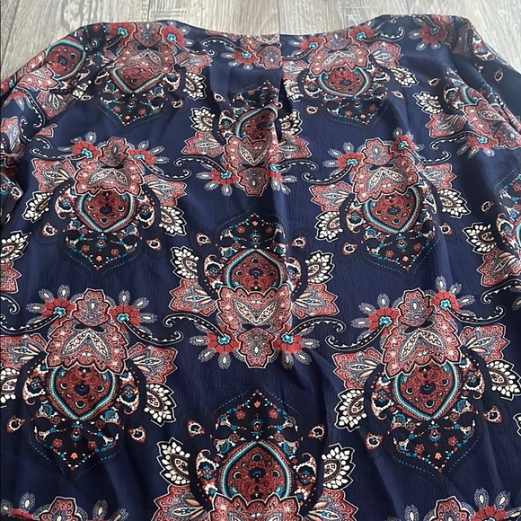 Dana Buchman Multicolored Boxy Blouse - Picture 5 of 7